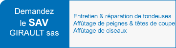 r�paration, aff�tage, entretien, tondeuses, t�te de coupe, peigne
