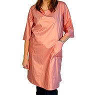 Waterproof grooming blouse - 3/4-sleeve - pink