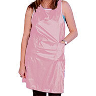 Waterproof grooming blouse - sleeveless - pink