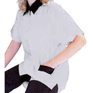 Short sleeve grooming blouse - Light grey