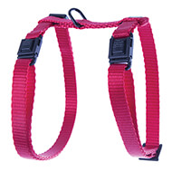 Adjustable plain nylon cat harness
