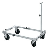 ADJUSTABLE - reinforced trolley - Lenght 75cm to 125cm - Width 55cm to 80cm