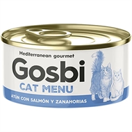 Gosbi Cat Menu with Tuna Salmon and carrots 85 gr