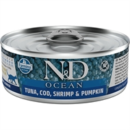 N&D - OCEAN - Tuna Cod Shrimp Pumpkin - Cat - 80 G