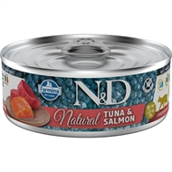 N&D - NATURAL - Tuna Salmon - Cat - 80 G