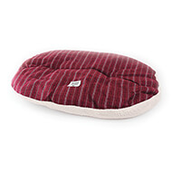 Coussin ovale - Collection Cricket - Rouge