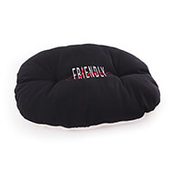 Collection Friendly - Coussin Ovale - Noir