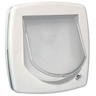 Manual cat flap positions 4 - White