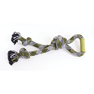 Dog Toy - camouflage handle rope