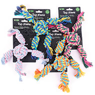 Dog Toy - Set of 4 stars rope