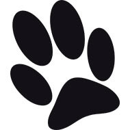 Paw Sticker - 2 sizes - 4 colors