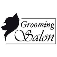 Sticker Grooming Salon 52,5x30cm - in English