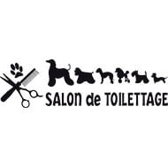 Autocollant Salon de toilettage - Long 120cm x Haut 38cm - 4 coloris