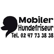 Sticker Mobiler Hundefriseur 30x70cm - in German
