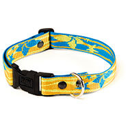 Dog collar - Yellow Lagoon