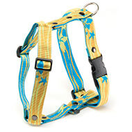 Dog harness - Yellow Lagoon