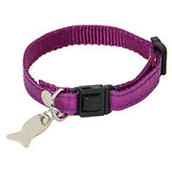 Adjustable Cat Collar - Disco - violet