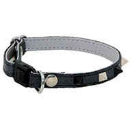 Adjustable Cat Collar - Glam & Color - black