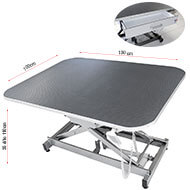 Electric massage table 130 x 100 cm