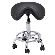 Stool with seat comfort seat groomer