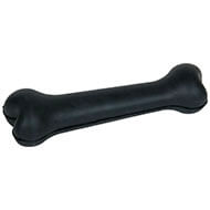Dog toy - Rubb'n'Black - black bone - XL - 22 cm