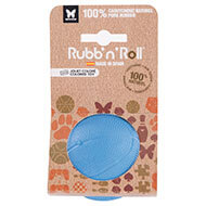 Dog toy - Rubb'n'Roll - blue ball - 7 cm