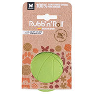 Dog toy - Rubb'n'Roll - green ball - 7 cm