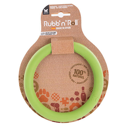 Doy toy - Rubb'n'Roll - green ring - 14,5 cm
