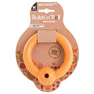 Dog toy - Rubb'n'Roll special treats - orange ring - 10,5 cm