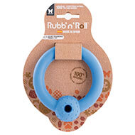 Dog toy - Rubb'n'Roll special treats - blue ring - 10,5 cm