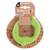 Dog floating toy - Rubb'n'Roll - green circle - 10x6 cm