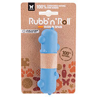 Dog floating toy - Rubb'n'Roll - blue stem - 12x3,5 cm