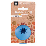 Dog toy - Rubb'n'Roll special treats - blue ball - 7 cm