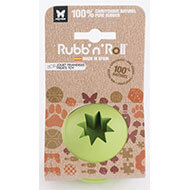 Dog toy - Rubb'n'Roll special treats - green ball - 7 cm