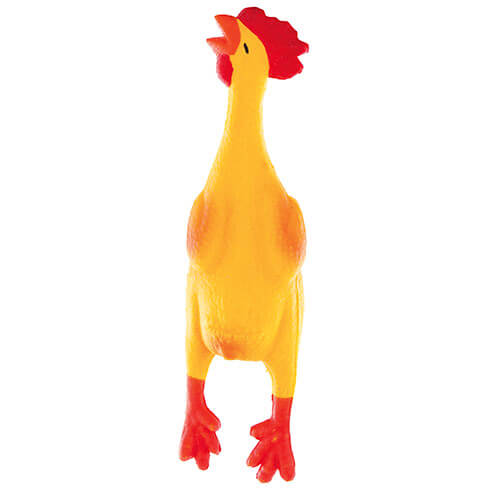 Jouet latex poulet 22 cm