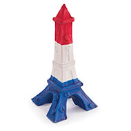 6 jouets Tour Eiffel Bleu Blanc Rouge