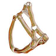 Dog harness - diana green cream