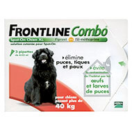 Antiparasitics pipets - Frontline Combo dog - XL - 40 to 60 kg