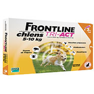 Pipette antiparasitaire - Frontline Tri-Act pour chien de 5-10kg