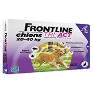 Pipette antiparasitaire - Frontline Tri-Act pour chien de 20-40kg