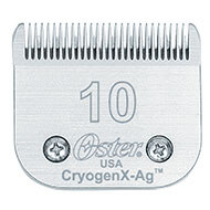Tête de coupe tondeuse - système Clip - Oster CryogenX-Ag - N° 10 - 1,6mm