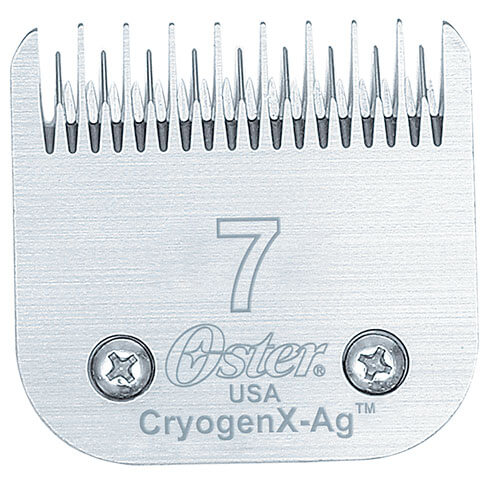 Tête de coupe tondeuse - système Clip - Oster CryogenX-Ag - N° 7 - 3,2mm