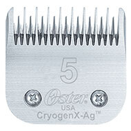Clipper blade - Oster cryogen X-Ag - Clip system - Nr 5 - 6,3mm