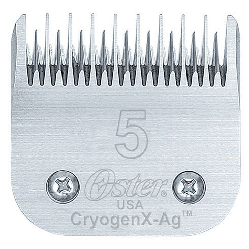 Tête de coupe tondeuse - système Clip - Oster CryogenX-Ag - N° 5 - 6,3mm