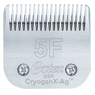 Tête de coupe tondeuse - système Clip - Oster CryogenX-Ag - N° 5F - 6,3mm