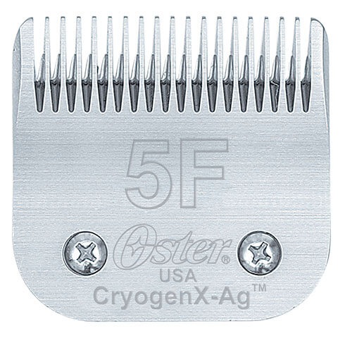 Tête de coupe tondeuse - système Clip - Oster CryogenX-Ag - N° 5F - 6,3mm