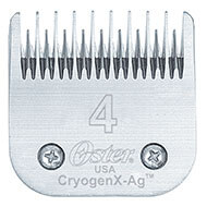 Clipper blade - Oster cryogen X-Ag - Clip system - Nr 4 - 9,5mm
