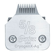 Tête de coupe tondeuse - système Clip - Oster CryogenX-Ag - N° 5/8 - pattes et cousinnets