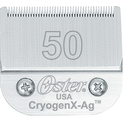 Tête de coupe tondeuse - système Clip - Oster CryogenX-Ag - N° 50 - 0,15mm