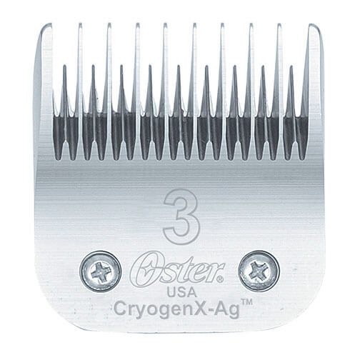 Tête de coupe tondeuse - système Clip - Oster CryogenX-Ag - N° 3 - 13mm